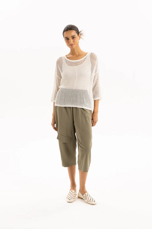 TWO BY TWO REBE TOP - IVORY