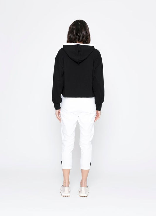 BLACKLIST SIERRA HOODIE - BLACK +  WHITE TRIM