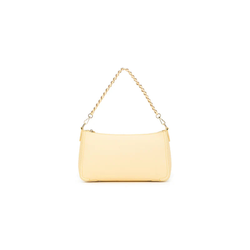 BLACK CAVIAR ELOISE CROSSBODY BAG - LEMON CHIFFON