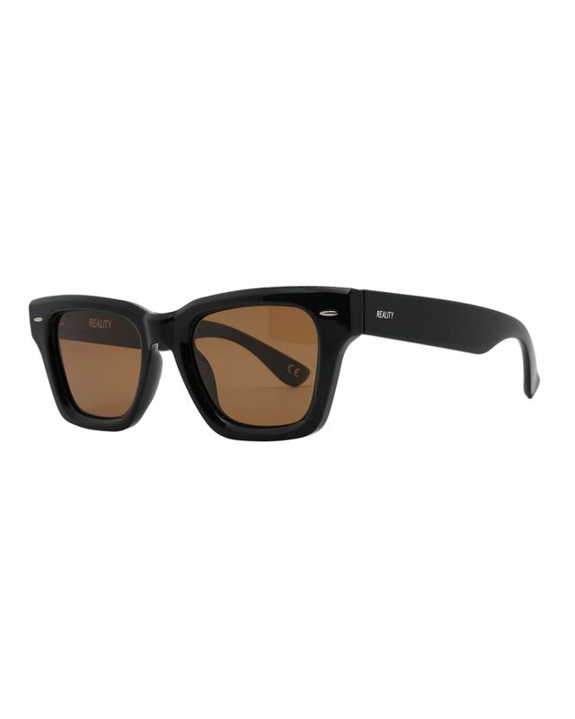 REALITY EYEWEAR THE TOURIST - JETT BLACK BROWN