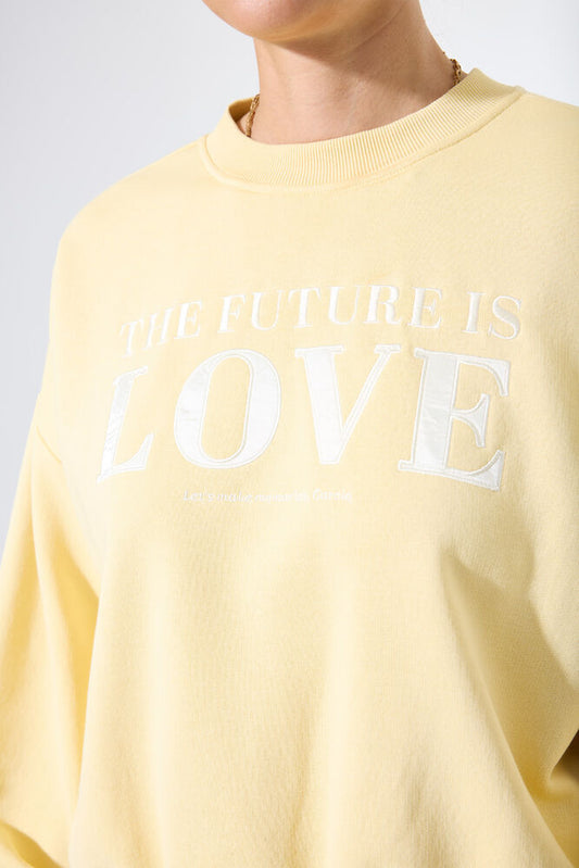 GARCIA LOVE HOODIE - MELLOW YELLOW