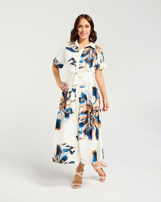 ZAFINA ZARA DRESS - PEONY BLOOM