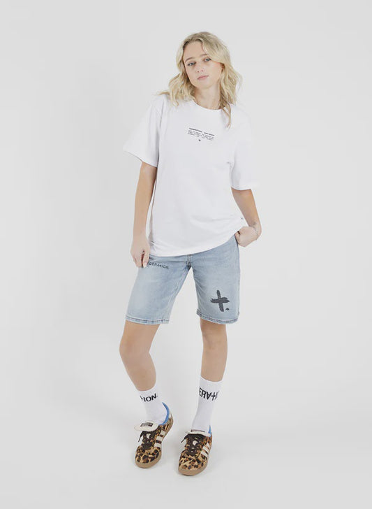 FEDERATION TAKE IT EASY SHORT - TRIO - WASHED BLUE