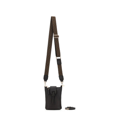 BLACK CAVIAR LAINEY PHONE/CROSSBODY BAG - COCO