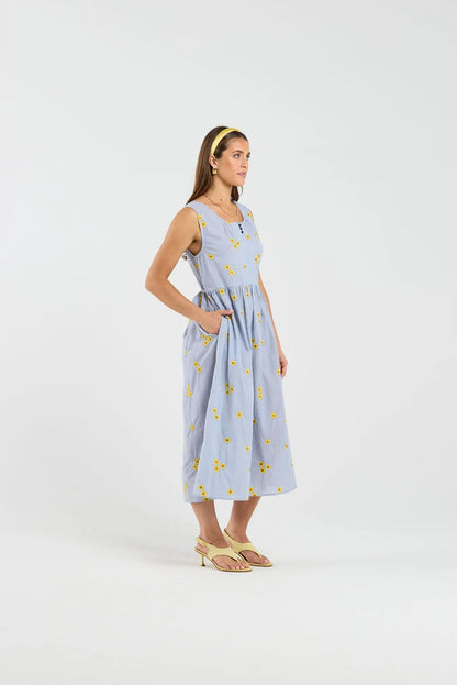 THING THING CASSANDRA DRESS - SUNSTRIPE