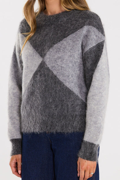 THING THING ASTRID JUMPER - GREYSCALE