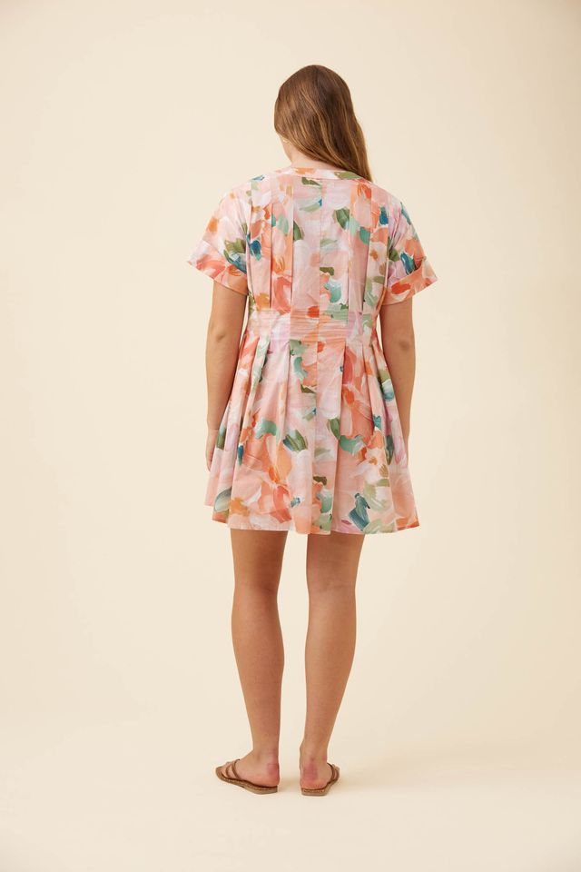 ISLE OF MINE ROSA PLEAT DRESS - FLORAL