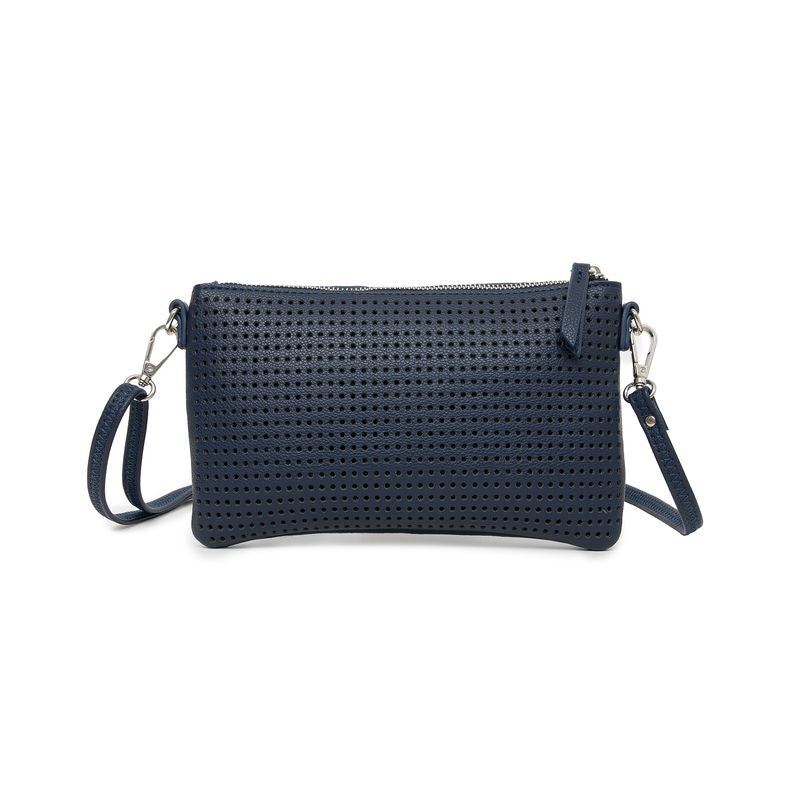 BLACK CAVIAR BAGS - MILLA CROSSBODY/CLUTCH - DEEP NAVY