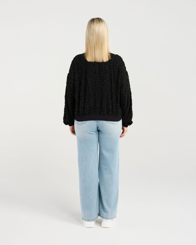 ZAFINA GAIA JUMPER - BLACK