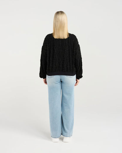 ZAFINA GAIA JUMPER - BLACK