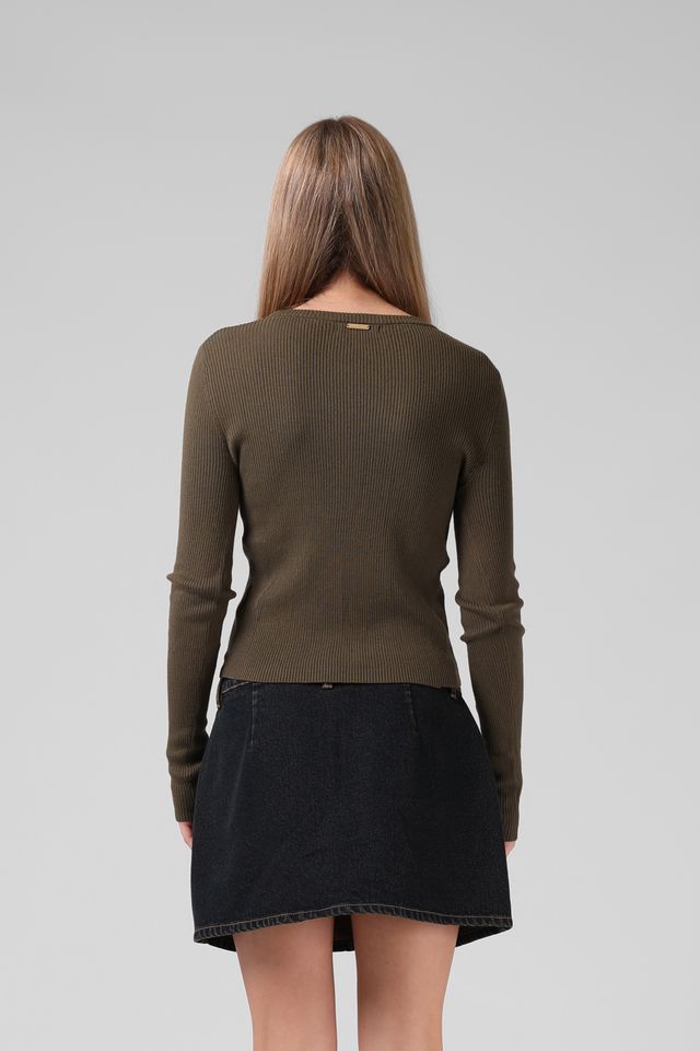 RPM KNITTED LONG SLEEVE - OLIVE