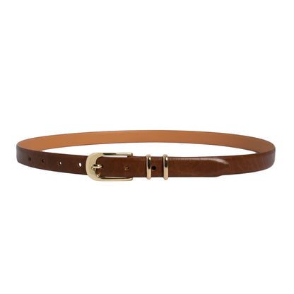 LOOP LEATHER BELT SOPHIA - TAN