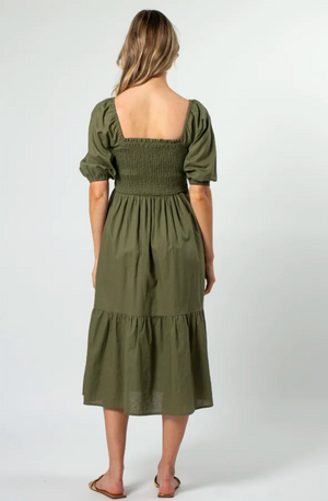 STELLA & GEMMA MIKKI DRESS - OLIVE GROVE - SG24SS252