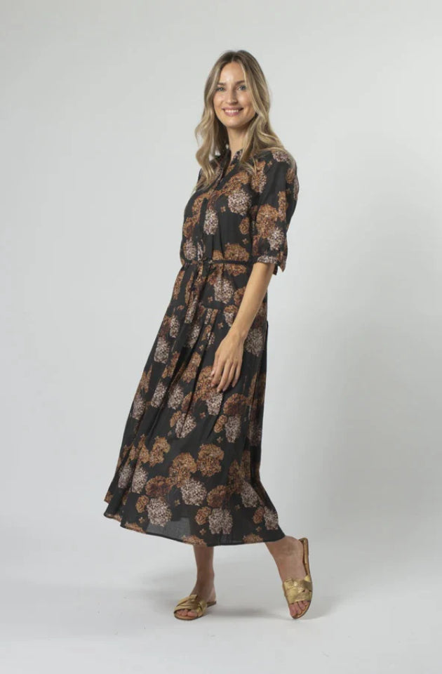 STELLA & GEMMA AMBER DRESS - DRIED HYDRANGEAS - SG24SS280