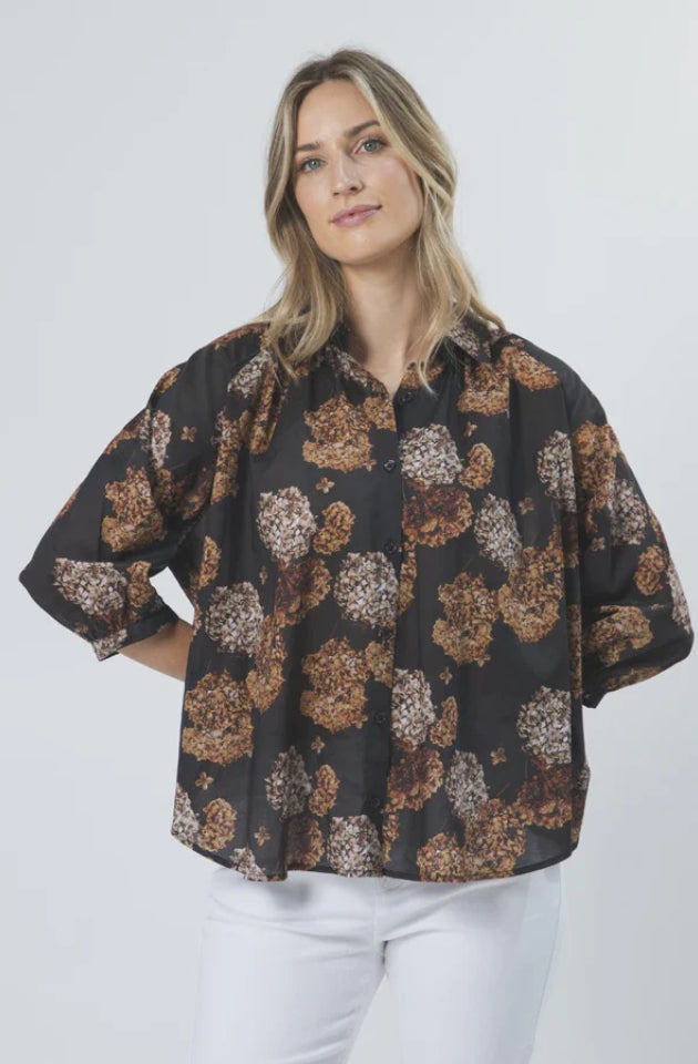 STELLA & GEMMA MIRA TOP - DRIED HYDRANGEAS - SG24SS281