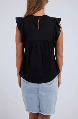 FOXWOOD FREYA TOP - BLACK - 5522011.BLK