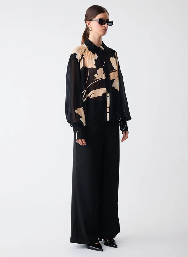 ESMAEE COMPOSITION SHIRT - BLACK PRINT