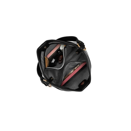 BLACK CAVIAR MELODY CROSSBODY BAG - BLACK