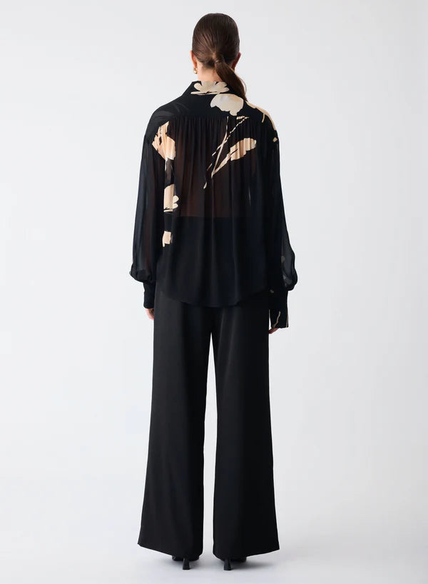 ESMAEE COMPOSITION SHIRT - BLACK PRINT