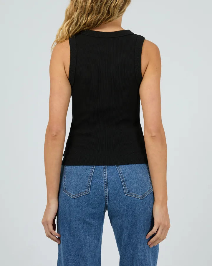 SILENT THEORY PIA TANK - BLACK