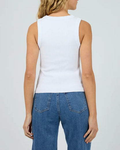 SILENT THEORY PIA TANK - WHITE