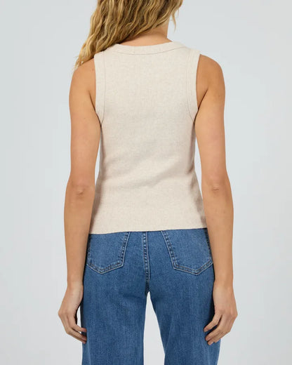 SILENT THEORY PIA TANK - OATMEAL