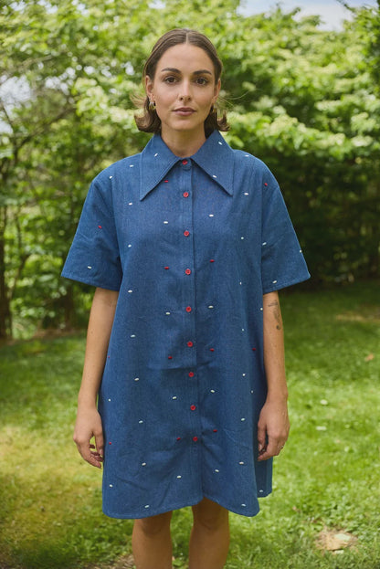 THING THING MONROE DRESS - DOTS