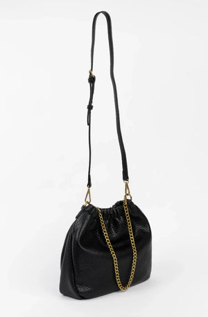 STELLA & GEMMA MADRID HAND BAG - BLACK - SGBA1528