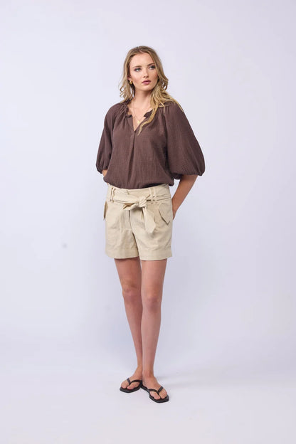 DRAMA THE LABEL BREEZE TOP - MOCHA