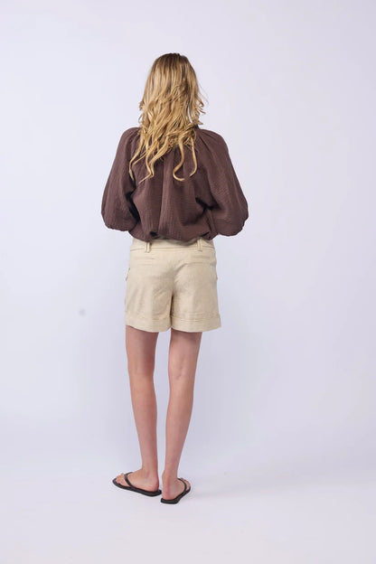 DRAMA THE LABEL BREEZE TOP - MOCHA