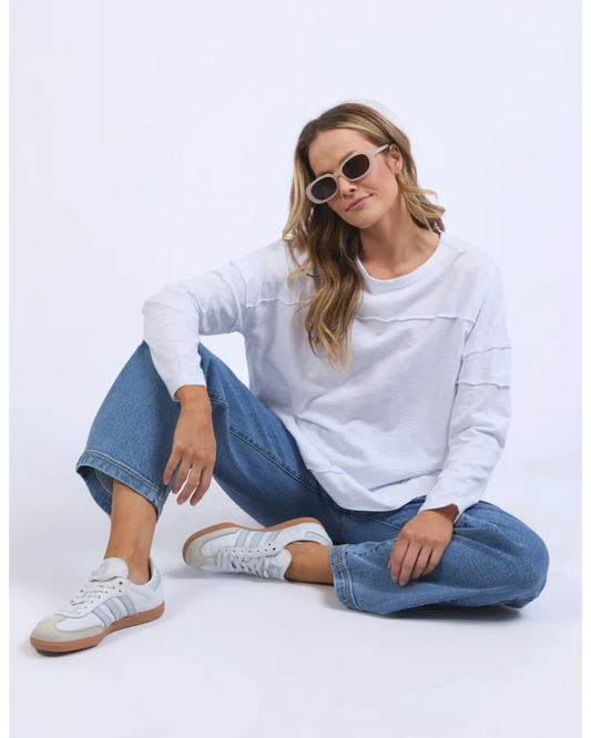 FOXWOOD JAYNE THROW ON TOP - WHITE