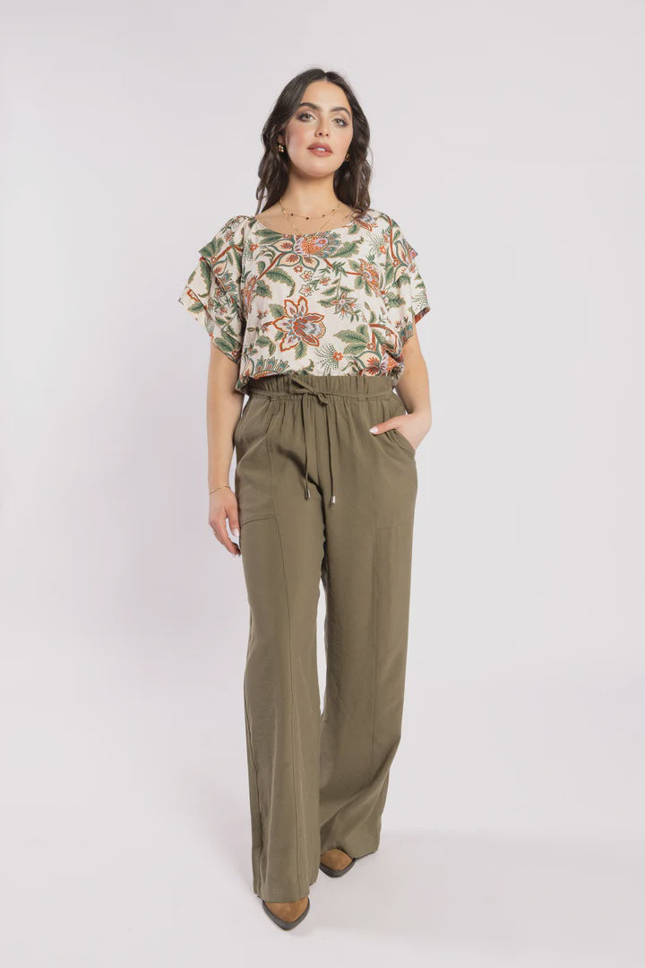 DRAMA THE LABEL COUP PANT - OLIVE
