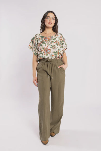 DRAMA THE LABEL COUP PANT - OLIVE