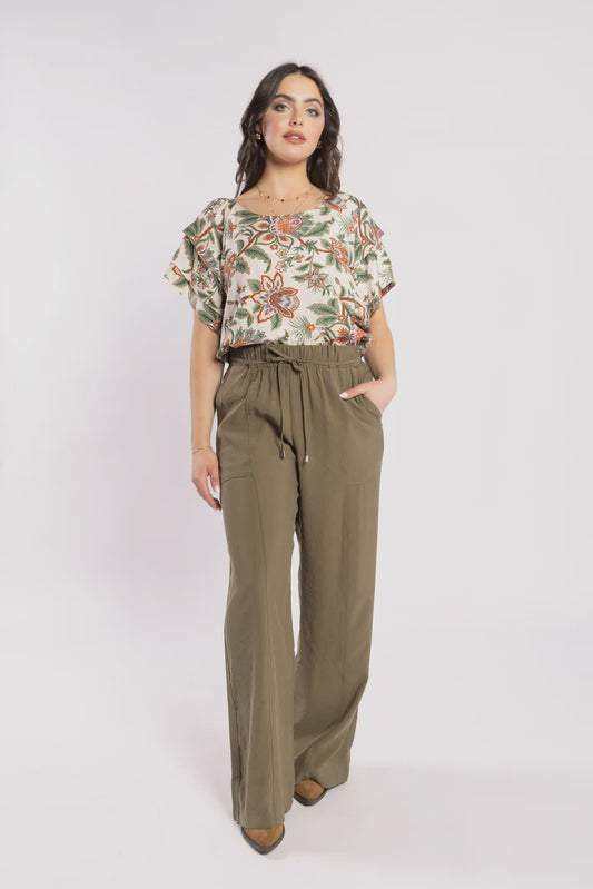 DRAMA THE LABEL COUP PANT - OLIVE