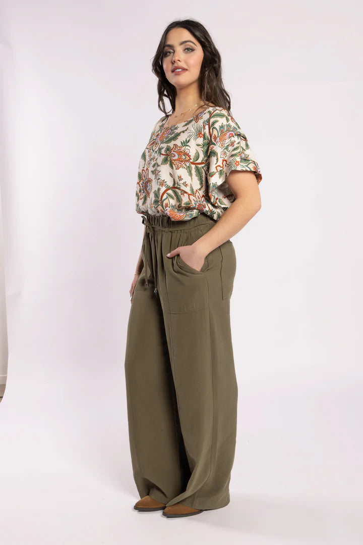 DRAMA THE LABEL COUP PANT - OLIVE