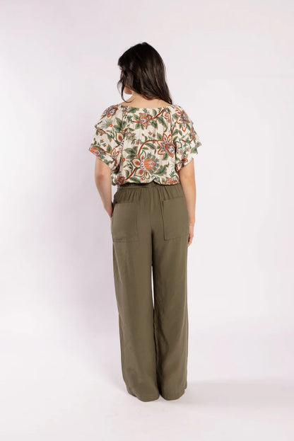 DRAMA THE LABEL COUP PANT - OLIVE