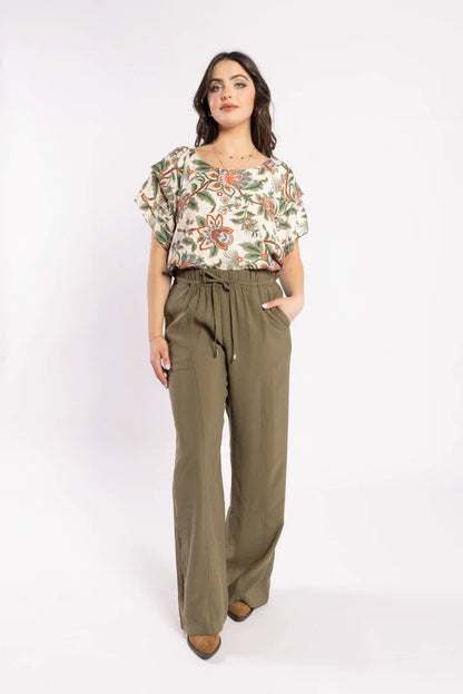 DRAMA THE LABEL COUP PANT - OLIVE