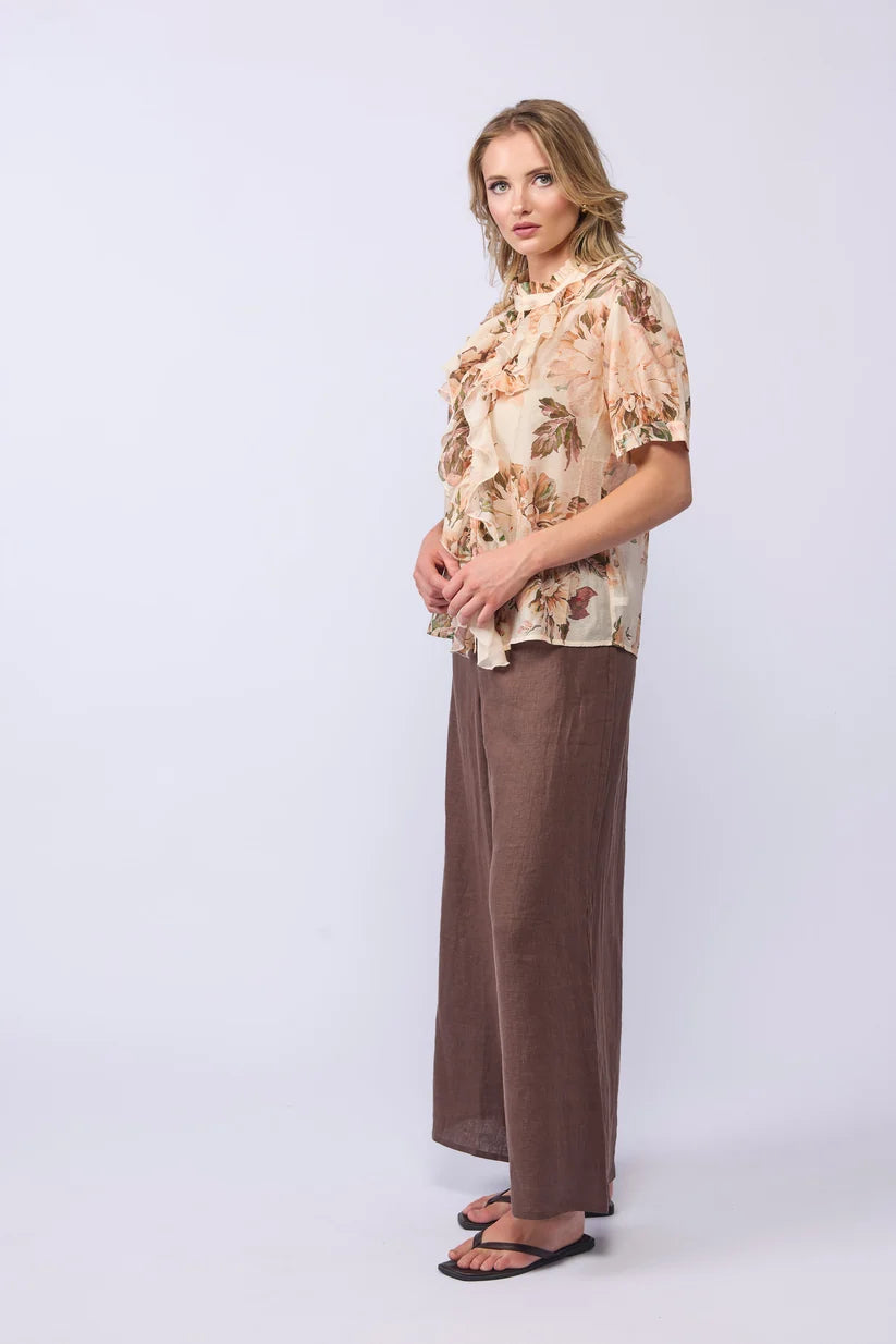 DRAMA THE LABEL WISH BLOUSE - BLUSH BLOOM