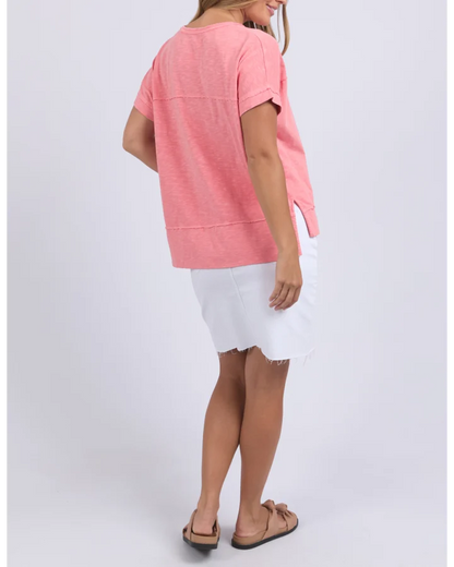 FOXWOOD ALLISON TEE - ROSE