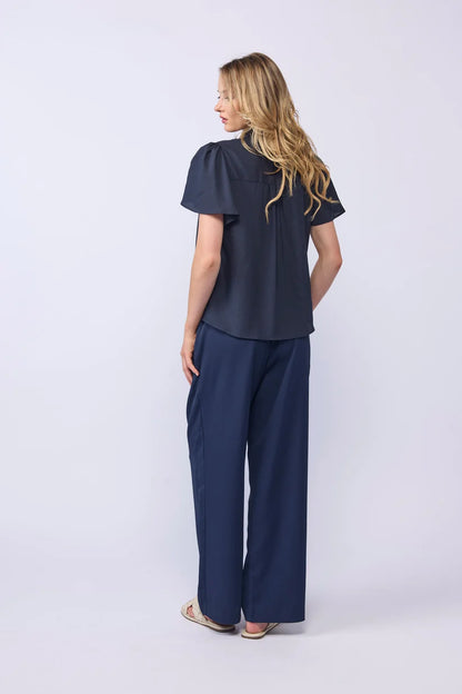 DRAMA THE LABEL CASSIE BLOUSE - INK