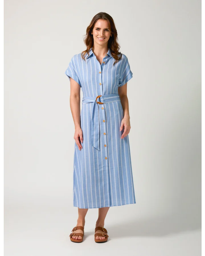 STELLA & GEMMA KINSLEY DRESS - CAPRI STRIPE