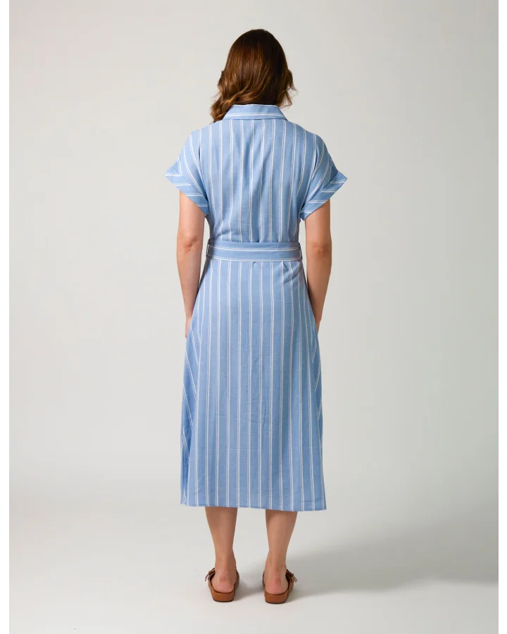 STELLA & GEMMA KINSLEY DRESS - CAPRI STRIPE