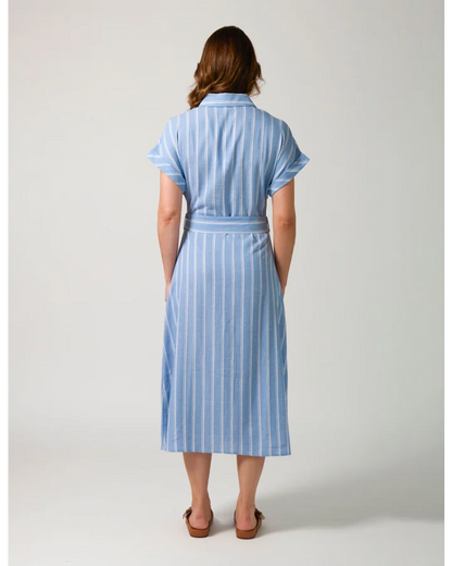 STELLA & GEMMA KINSLEY DRESS - CAPRI STRIPE