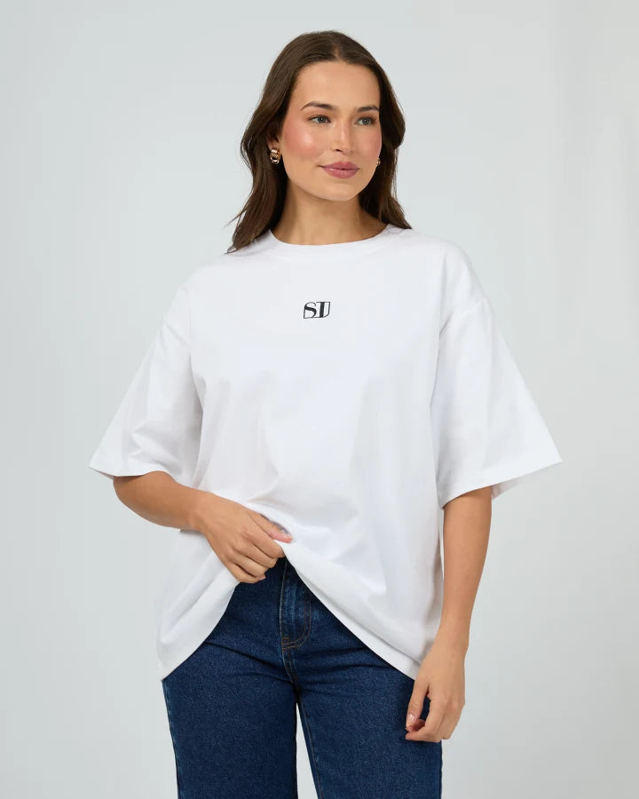 SILENT THEORY - SILENT LUXE TEE - WHITE
