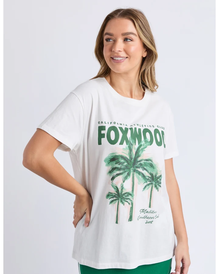FOXWOOD MALIBU TEE - VINTAGE WHITE