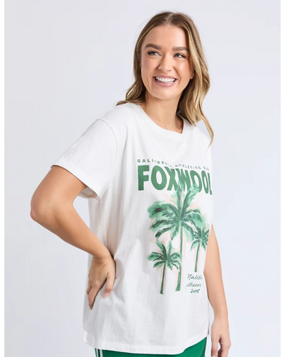 FOXWOOD MALIBU TEE - VINTAGE WHITE