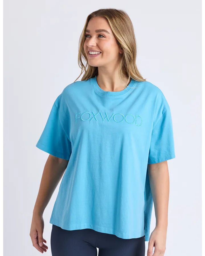 FOXWOOD SIMPLIFIED TEE - SKY