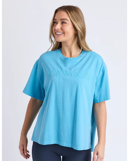 FOXWOOD SIMPLIFIED TEE - SKY