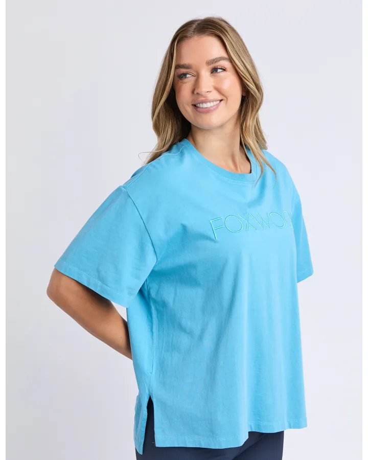FOXWOOD SIMPLIFIED TEE - SKY