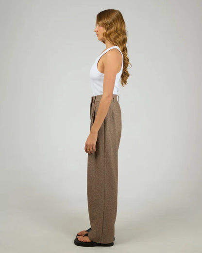 SILENT THEORY OPAL TEXTURED PANT - BROWN